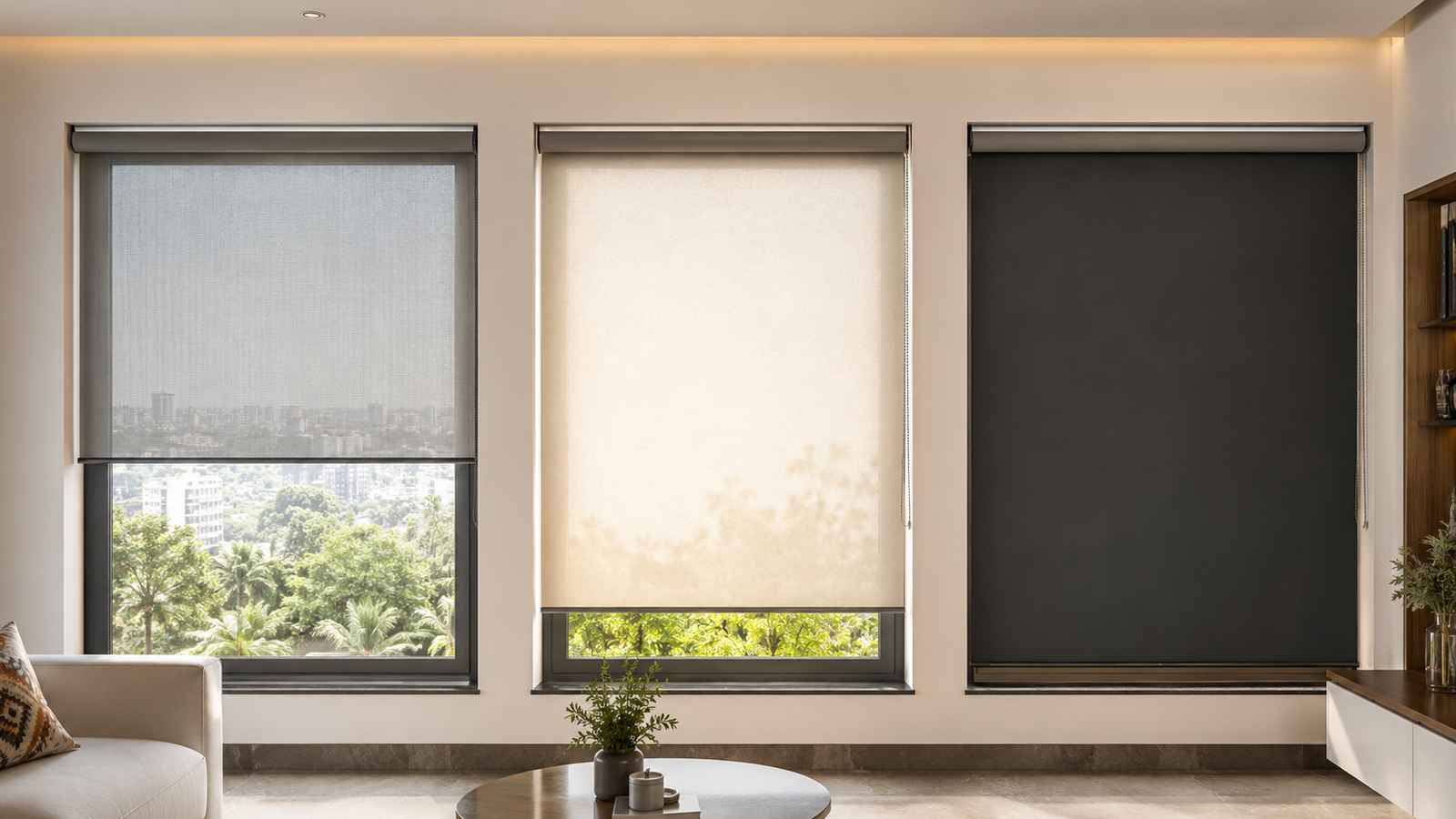 Roller Blinds Explained: Sunscreen, Light Filtering and Blockout